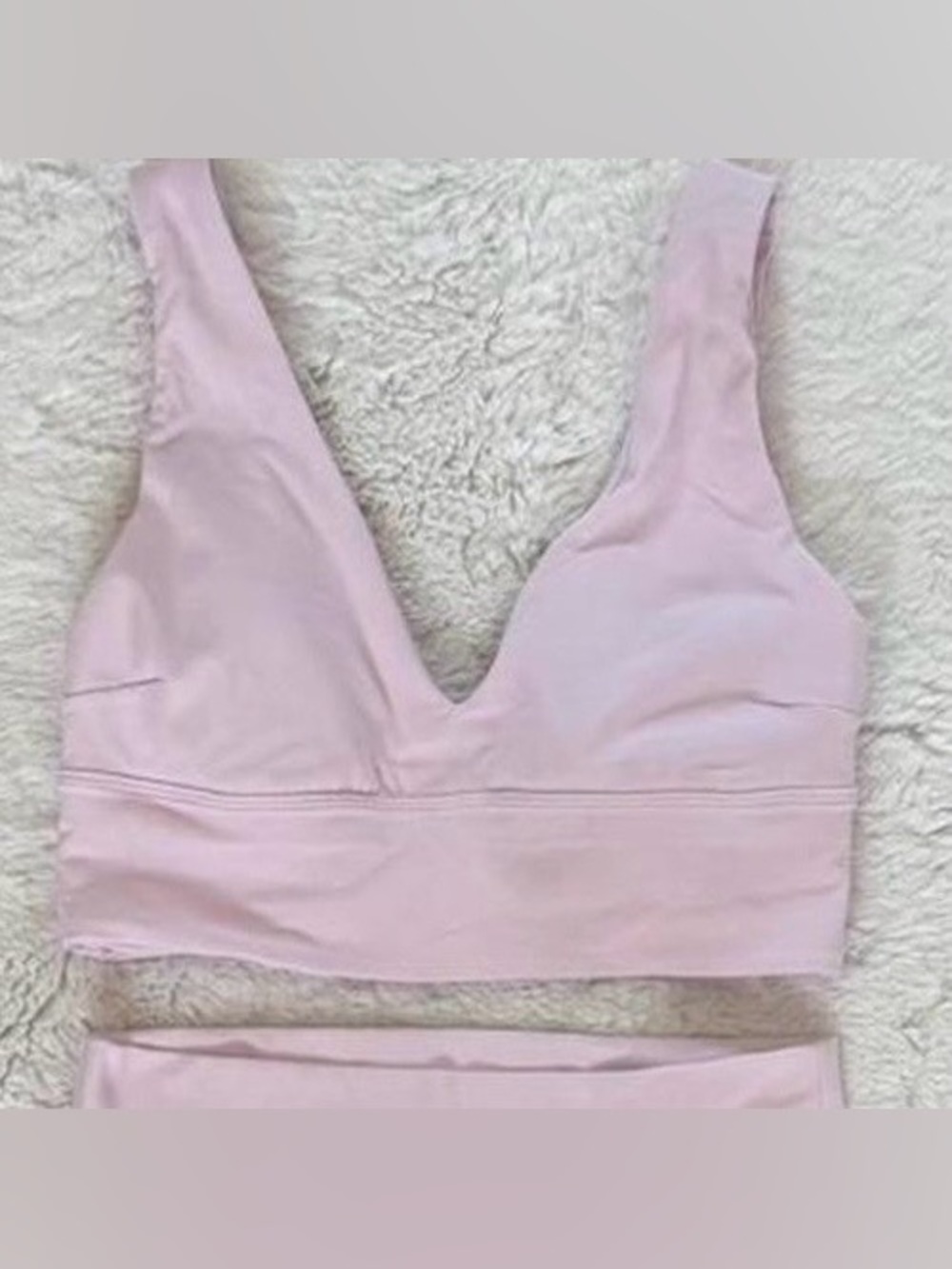 Lululemon Pink Organza Align Bra - Picture 2 of 4